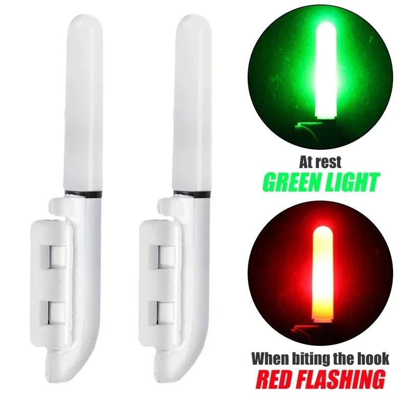 Wasserdichter elektronischer Angelruten-Leuchtstab mit Licht, LED, abnehmbarer Schwimmer, Tackle für Nachtangeln, Felsenangeln, Zubehör, CR425-Batterie