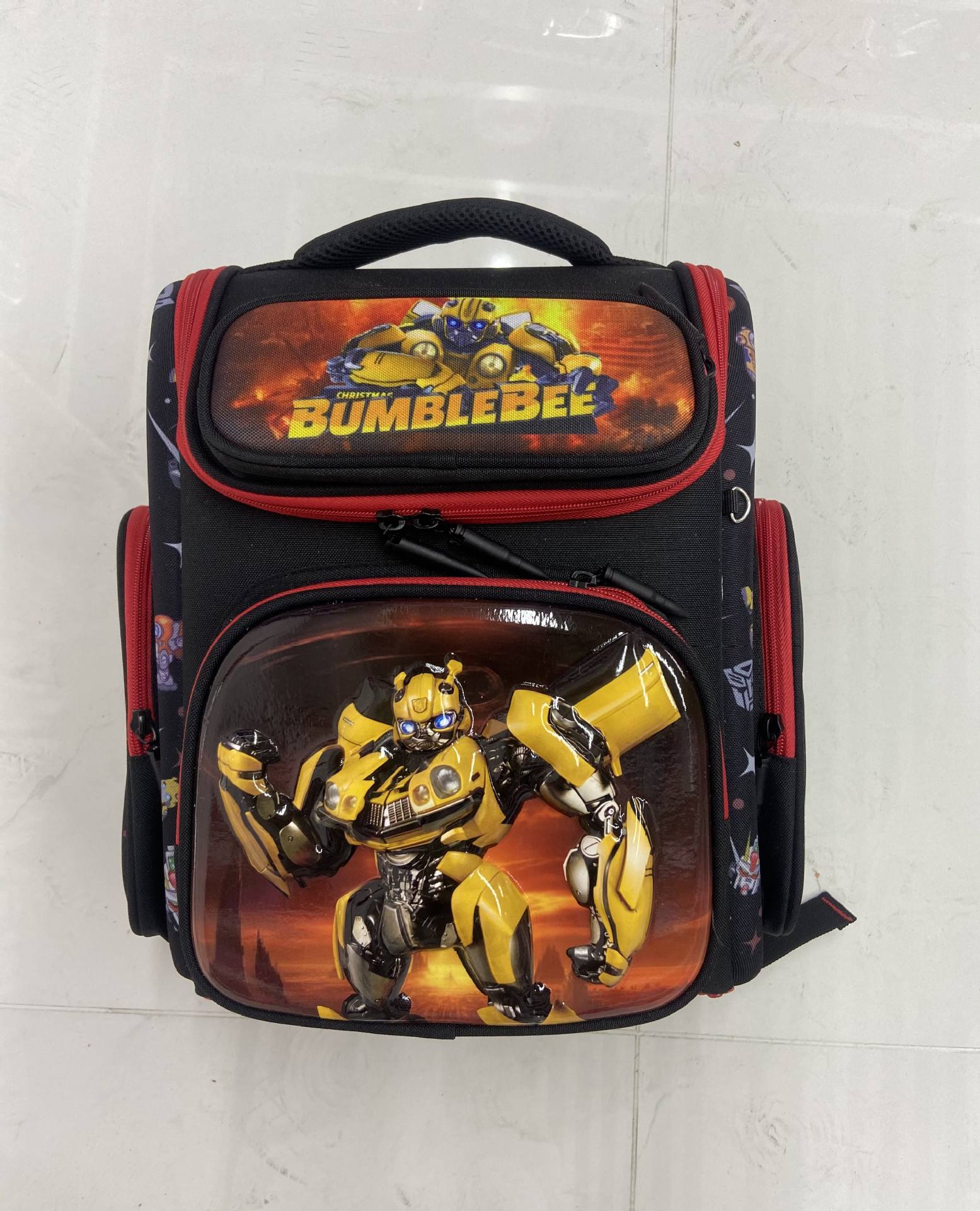 Schulrucksack für Kinder Klassen 2-3, PC-Hartschalen-Weltraumrucksack, Leichter ergonomischer Schüler-Ranzen, Wasserabweisend, für Jungen Mädchen Deformation