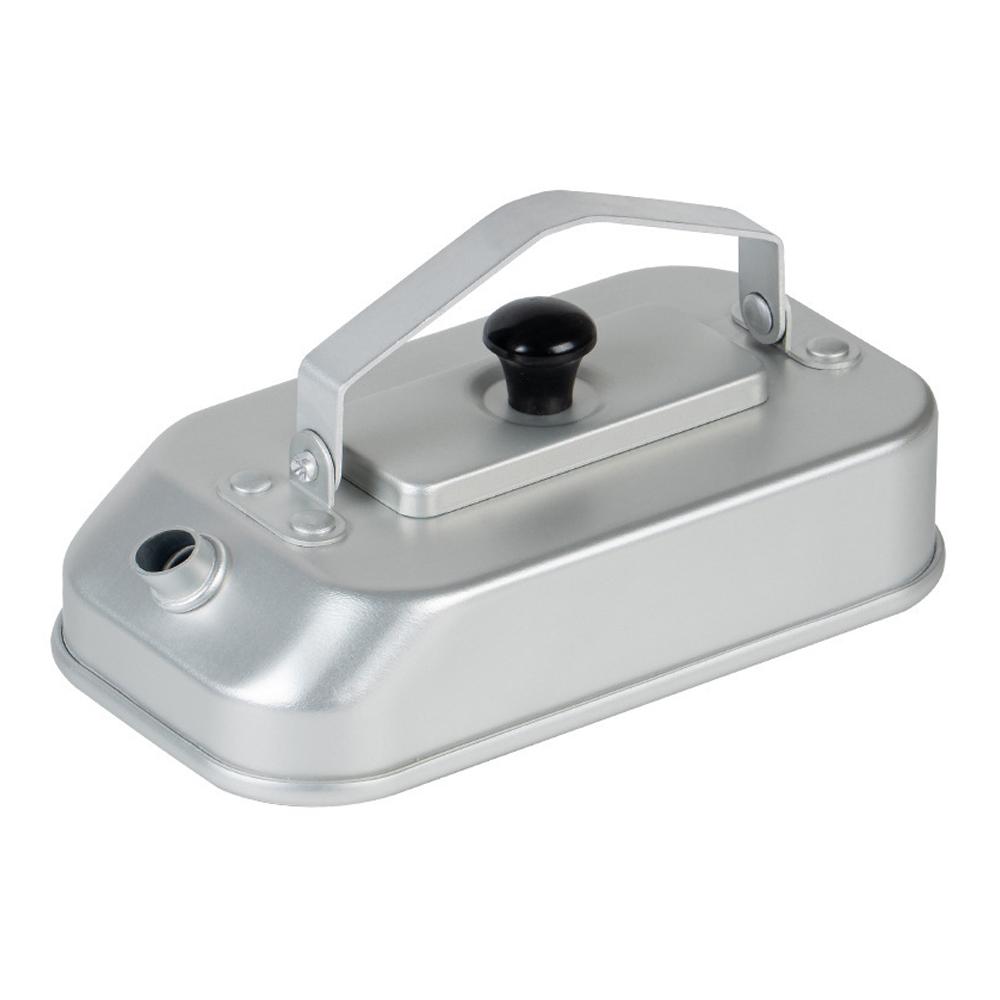 Outdoor-Wasserkocher aus Aluminiumlegierung, faltbarer Griff, Camping-Wasserkocher, tragbare Kaffeekanne, Picknick-Wasser silber