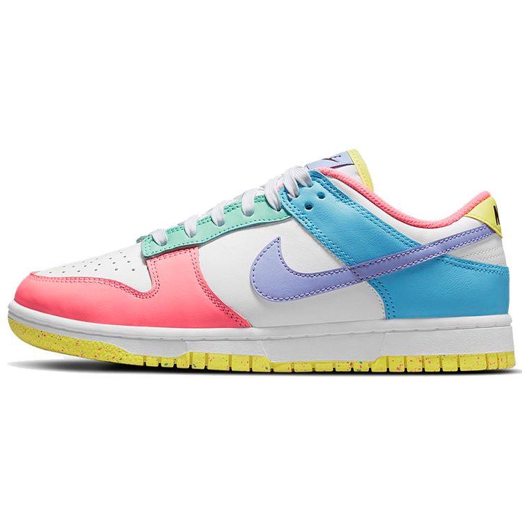 Nike Dunk Low SE Candy Damen-Sneaker Mehrfarbig Weiß Green-Glow DD1872-100 35.5
