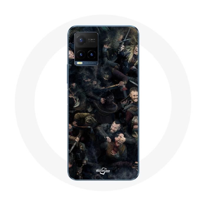 Coque pour Vivo Y21s 2021 / Y21 2021 Vikings Teaser Saison 6 Affiche Personnages Art