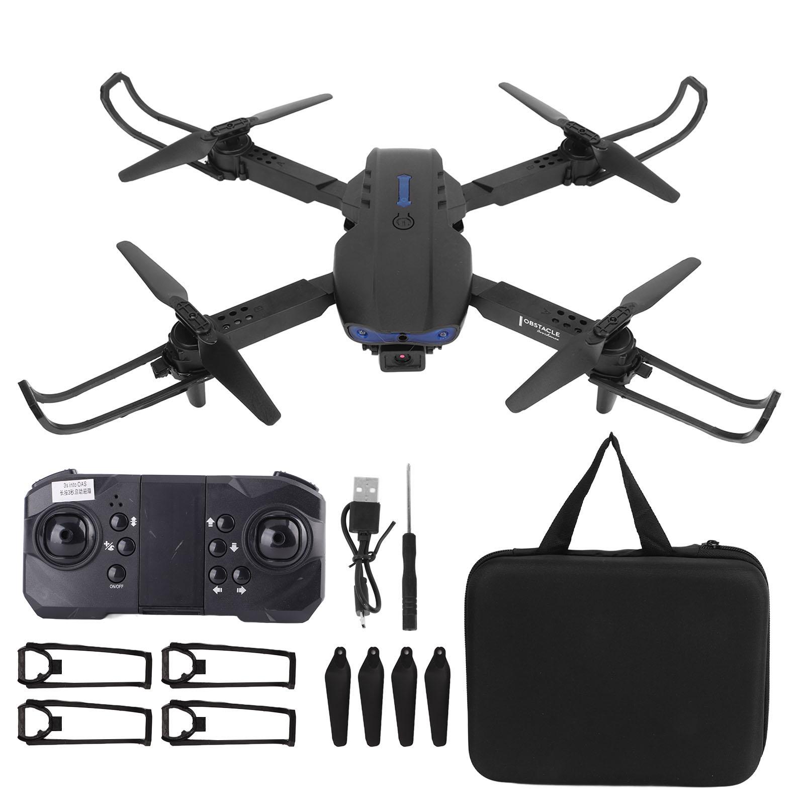 Faltbare Drohne mit 3-seitiger Hindernisvermeidung, Wifi Quadcopter, HD 4k Luftaufnahmen, Fernsteuerung