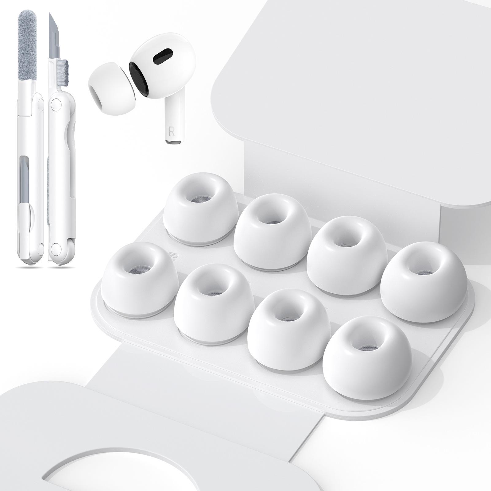 AirPods Pro 2 Ohrstöpselabdeckungen & Reinigungsset - Silikon-Ohrkappen für Apple Ohrhörer Compatible with AirPods Pro 2/Pro