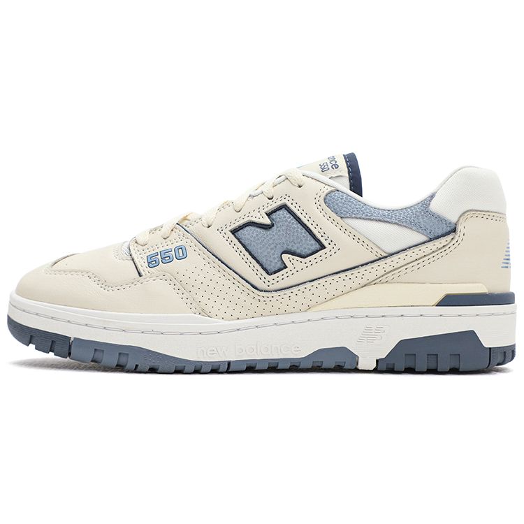 New Balance 550 Beige Vintage Indigo Unisex Sneaker Cremeweiß BB550PLA 43