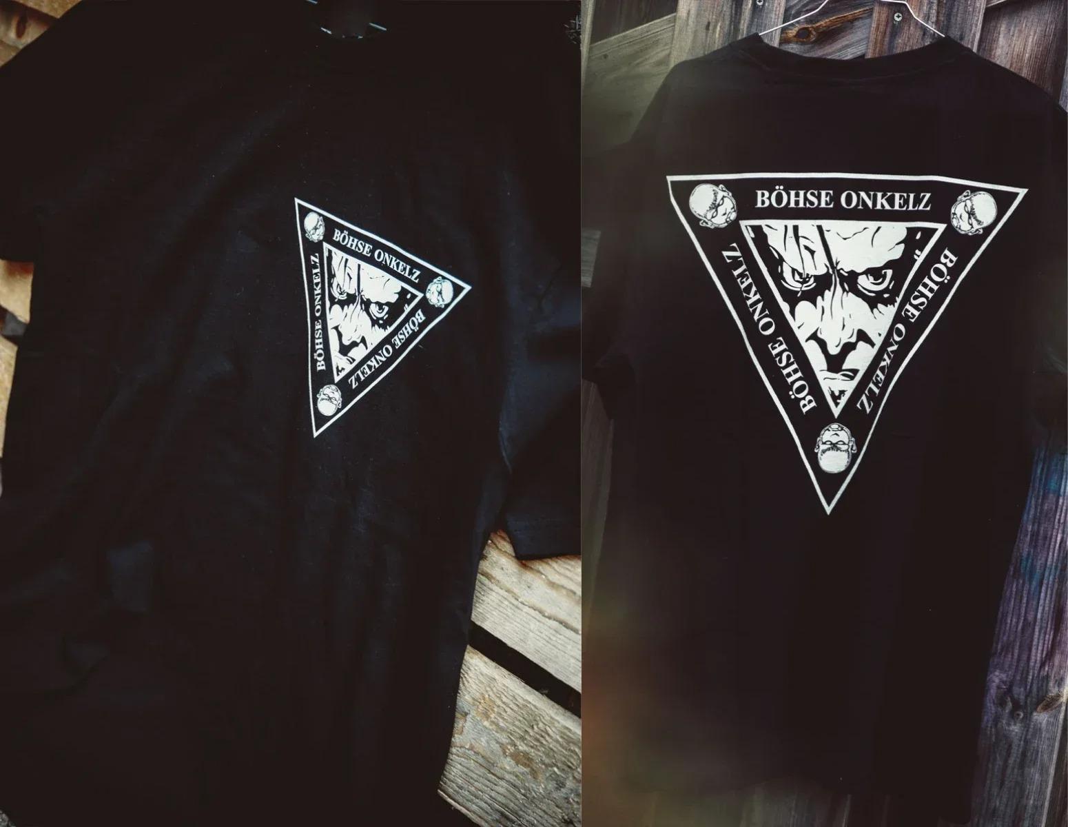Deutsche Rockband Böhse Onkelz Gehasst Verdammt Vergöttert II Peripheres Übergroßes Lässiges Übergroßes Baumwoll-T-Shirts 40 Jahre T-Shirt XXXL elfenbein