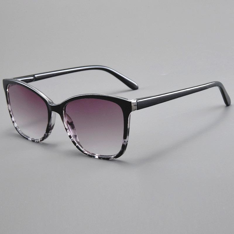 Sonnen Lesebrille Damen Braune Gläser Florale Sonnenbrille Alterssicht Brille Brillen Brillen mit Dioptrie +1,0 +1,5 bis +4,0 +400 schwarz