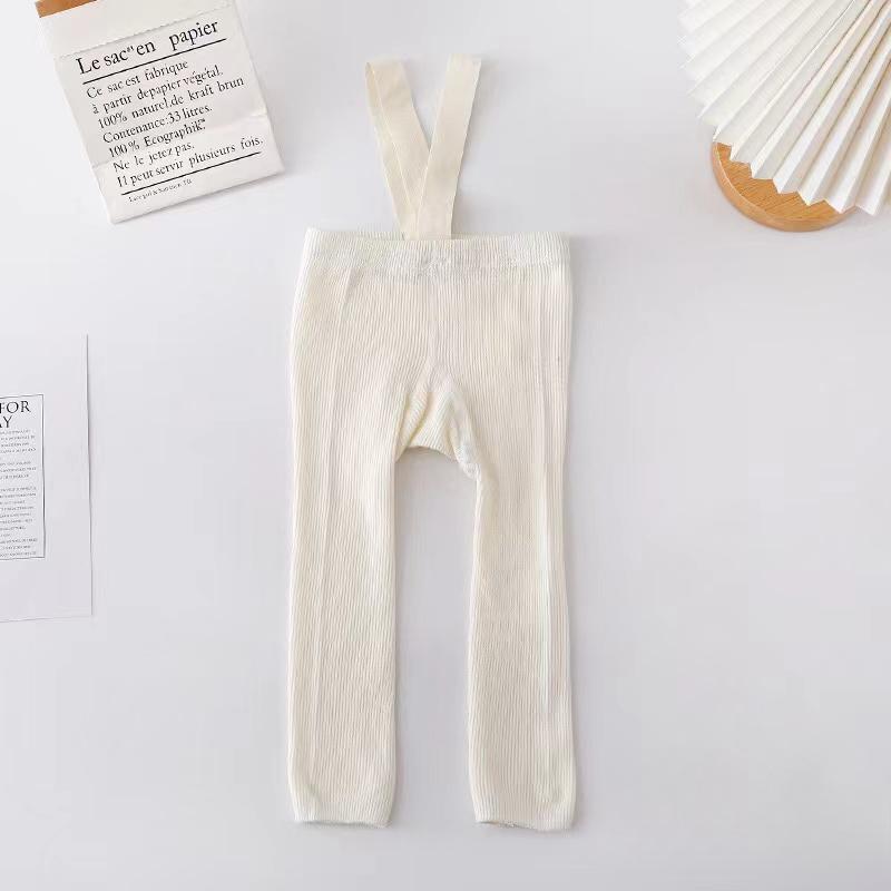 Baby Strumpfhose mit Hosenträgern Frühling Herbst Neugeborene Mädchen Jungen Strumpfhose Kinderkleidung Hohe Taille Bandage Überkreuzte Leggings S