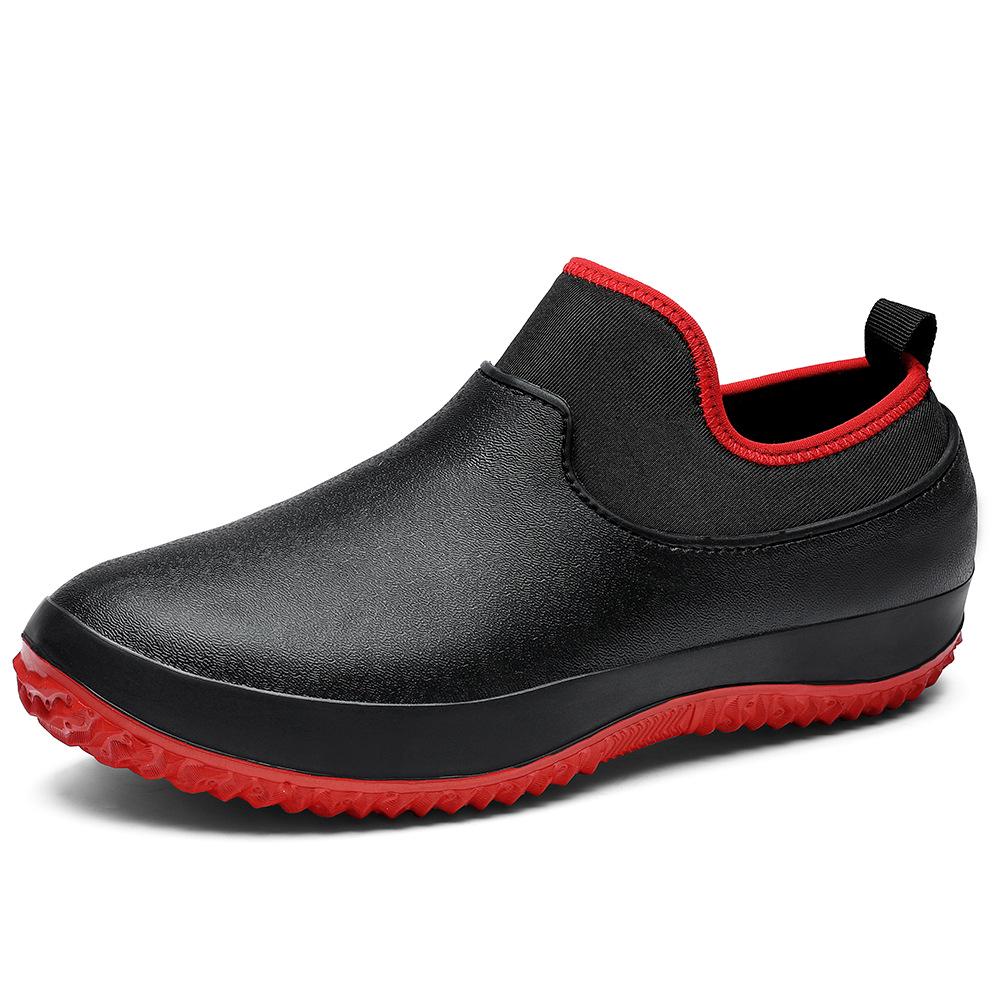 Kochschuhe, Arbeitsschuhe in der Küche, ölbeständige Schuhe, wasserdichte Schuhe, Schuhe für Herren, Regenstiefel, rutschfeste Schuhe 37 rot