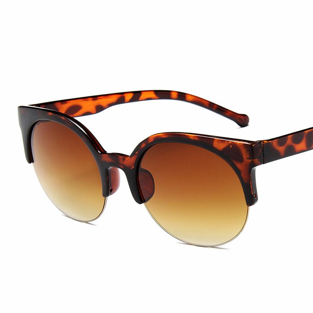 Oculos Neue Mode Retro Designer Super Runde Kreis Brille Cat Eye Damen Sonnenbrille Brille