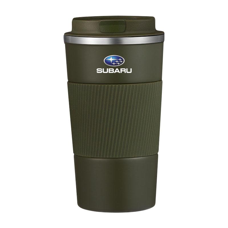 Edelstahl Gazoo Racing Emblem Kaffee Thermosflasche Thermobecher Für Subaru Forester impreza Outback Legacy Tribecacar WRC XV Autozubehör grün