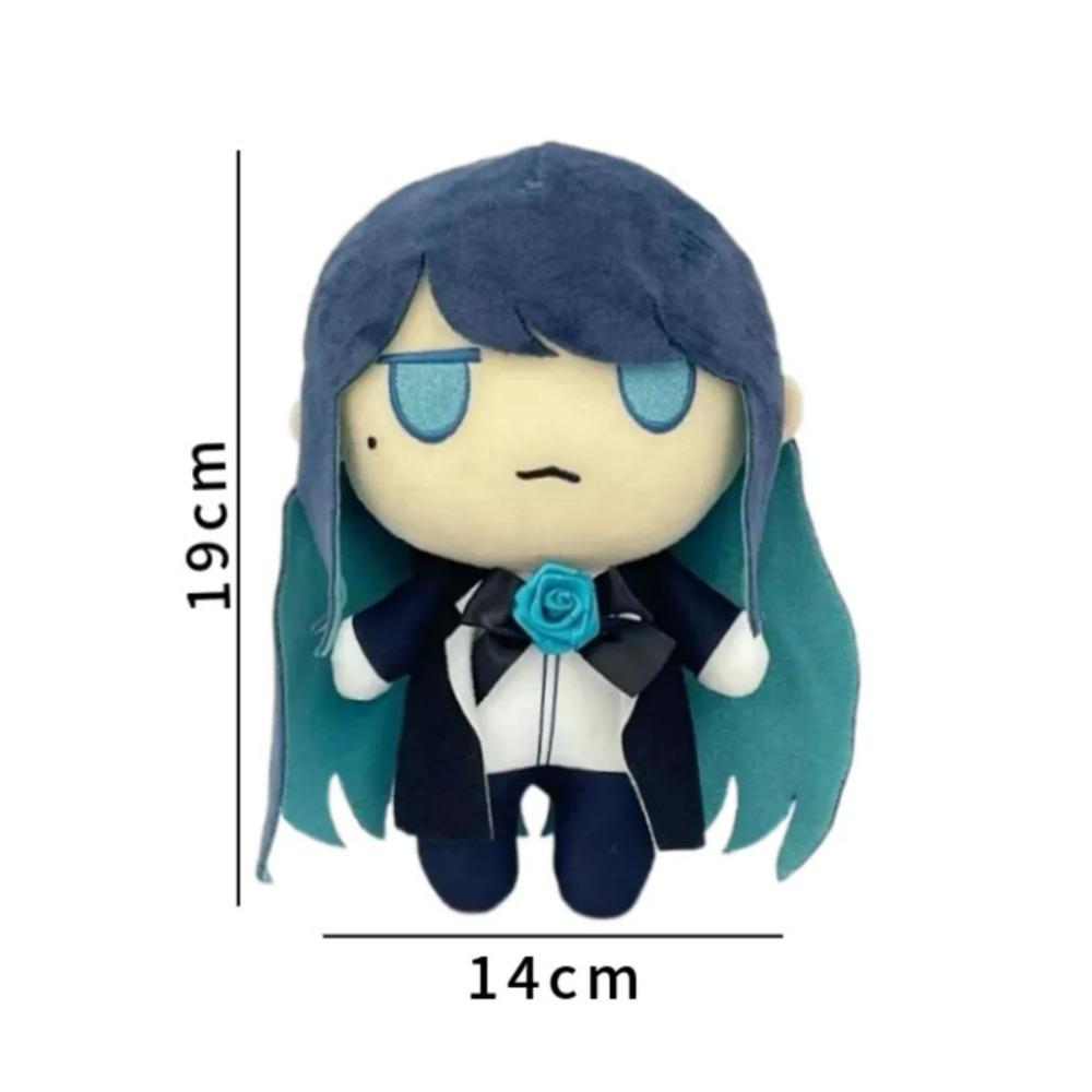 16cm Neues Ado Hibana Plüschtier Ado Merch Plüsch Sänger Spielzeug Ado Zubehör Plüschtiere Puppe Sänger Ado Stofftier Weiches Spielzeug Geschenk himmelblau