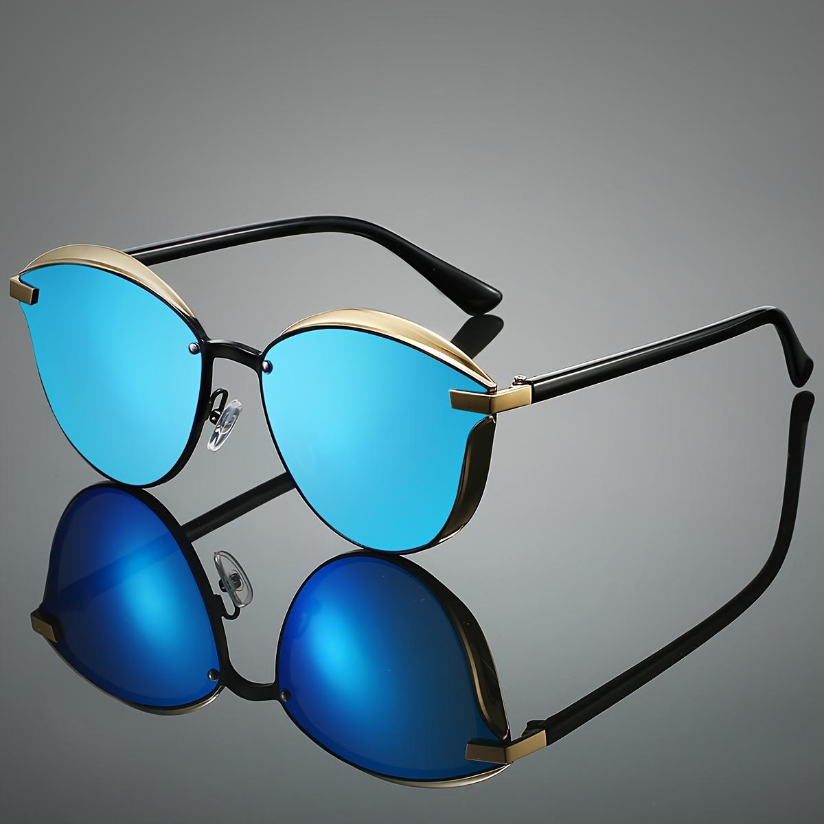 1 Stück Für Damen Neue Vollrand-Sonnenbrille Katzenaugenform Trendige Sonnenbrille Premium Metall-Formrahmen Beliebte Mehrfarbige Gläser Anmutige Rosa Sonnenbrille