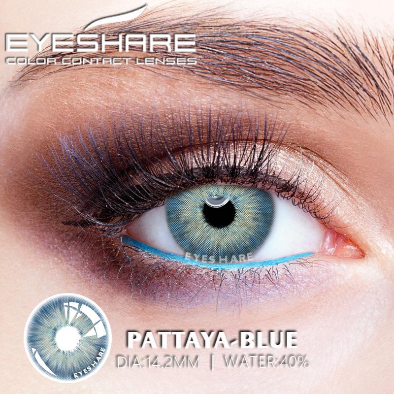 EYESHARE 1 Paar natürliche farbige Kontaktlinsen für die Augen PATTAYA farbige kosmetische Kontaktlinsen farbige Linsen für die Augen