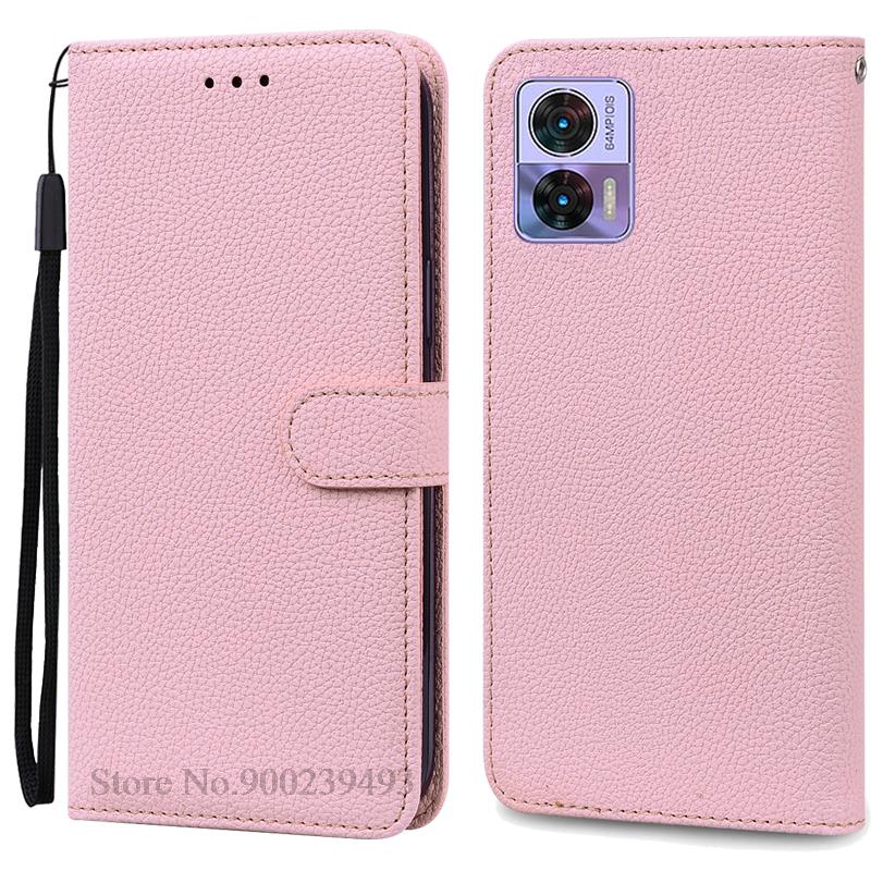 Für Moto Edge 30 Neo Hülle Silikon Leder Flip Wallet Hülle Für Motorola Moto Edge 30 Neo Handyhülle Silikonhülle Coque Fundas For Moto Edge 30 Neo