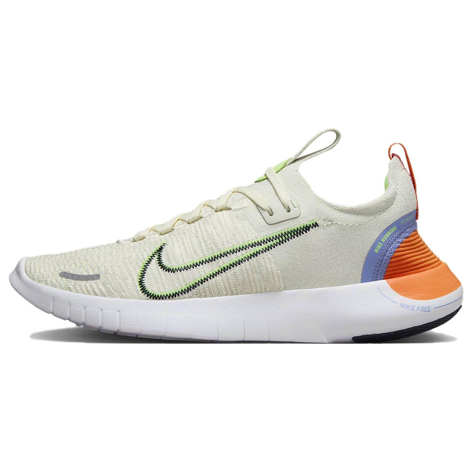 Nike Free RN Next Nature Sea Glass Lime Blast Damen Sneaker Grau Kokosmilch Obsidian DX6482-003 36