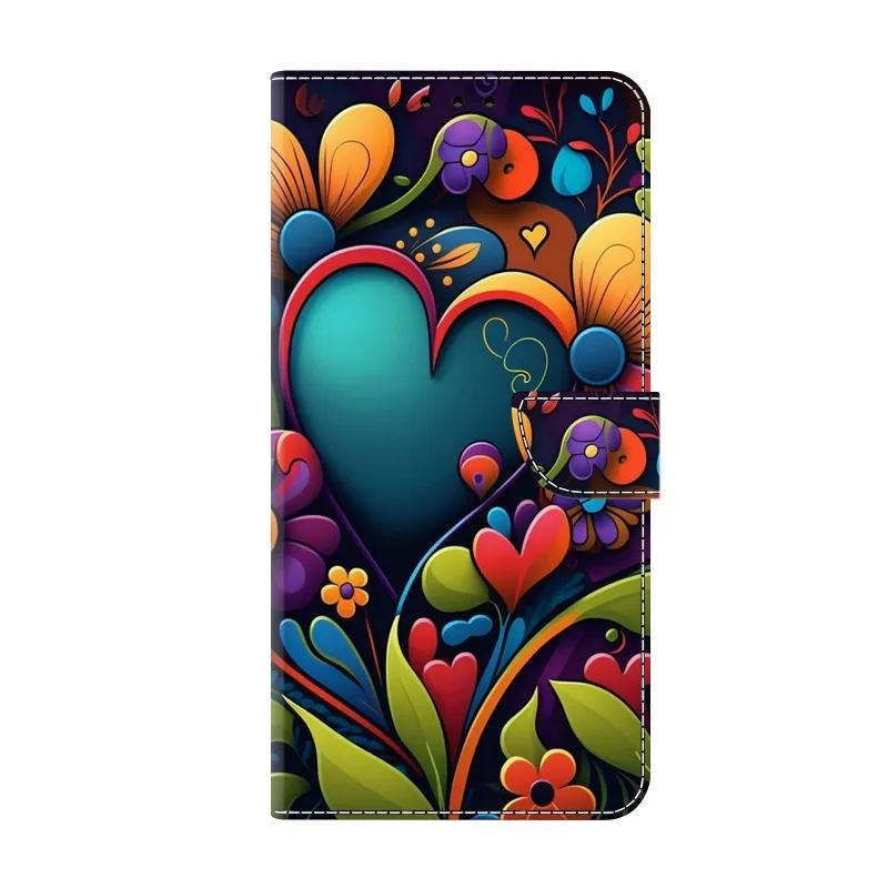 Edge 60 Pro Hülle für Coque Motorola Edge 60 Pro Fundas Bemalte Brieftasche Klappständer Hülle für Moto Edge 60 Pro Handyhülle Buchhülle for Edge 60 Pro