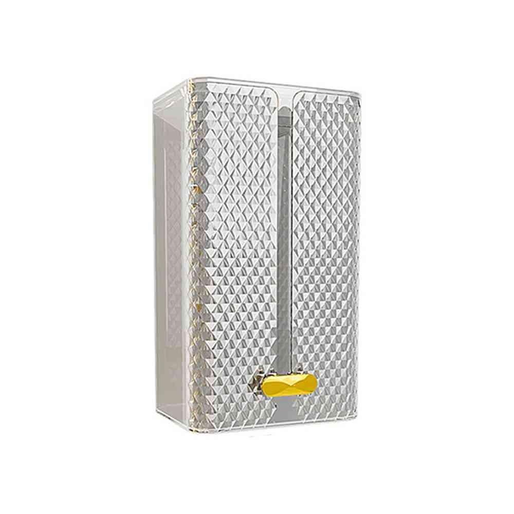Luxus Große Kapazität Badezimmer Dekor Selbstklebende Wand Serviette Organizer Papier Halter Papier Handtuch Tissue Box weiß