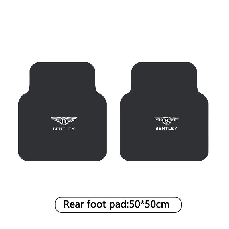 2/4 Stück Auto Logo Fußmatten Vorne Hinten Teppich Anti-Rutsch-Pads Für Bentley Flying Spur Continental GT Bentayga Mulsanne Zubehör