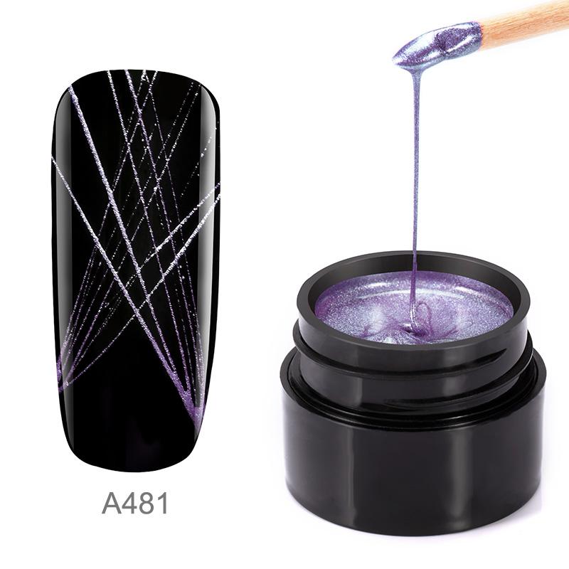 ROSALIND 5 ml Metallmalerei-Gel-Lack, Nagel-Gel-Nagellack, Maniküre, DIY-Lack, Design, Nagelkunst, bemalt