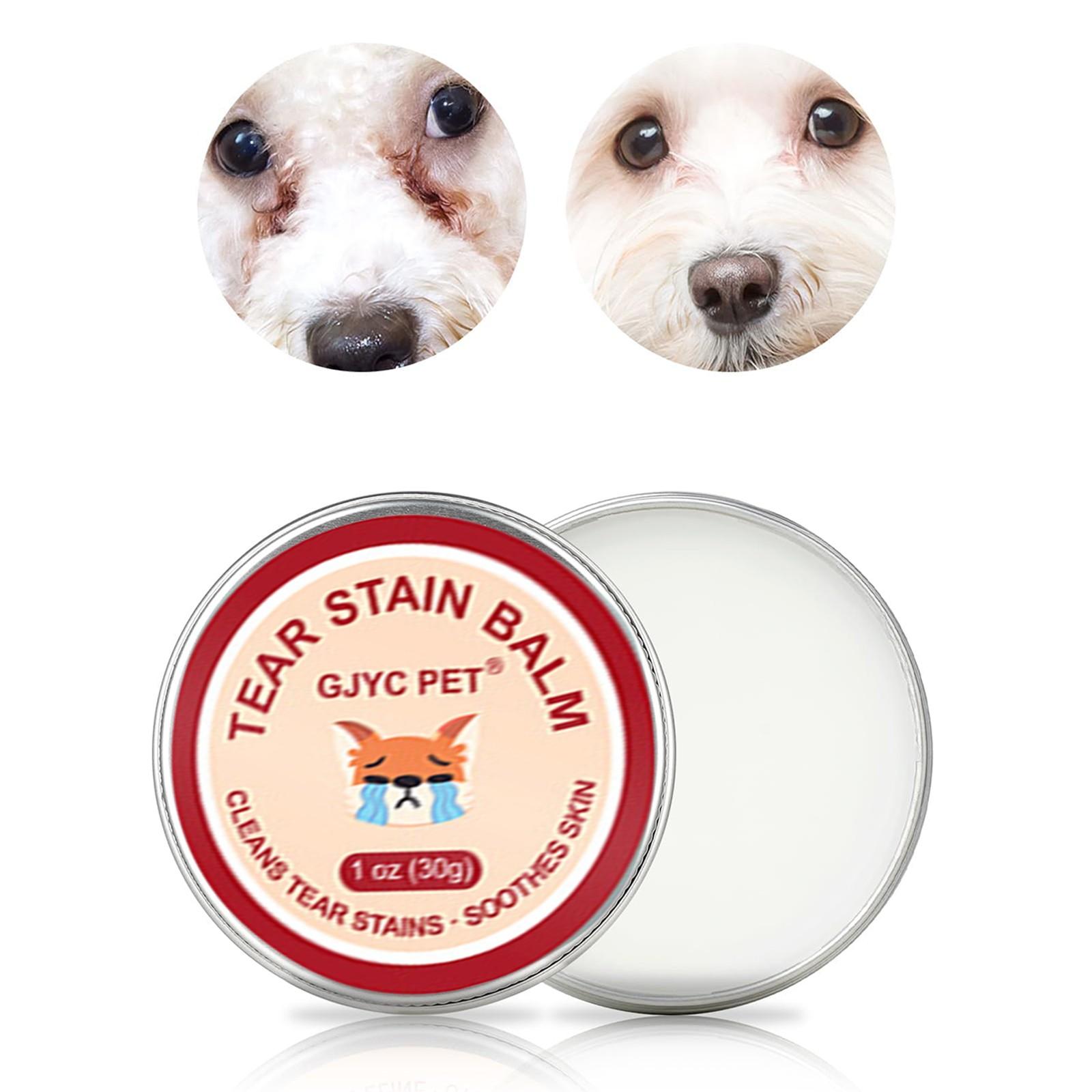 Fleckenentferner für Haustiere, Katzen und Hunde, Salbe zur Entfernung von Augenflecken bei Haustieren, natürlicher Fleckenentferner für Haustiere, Heimtierbedarf One Size beige