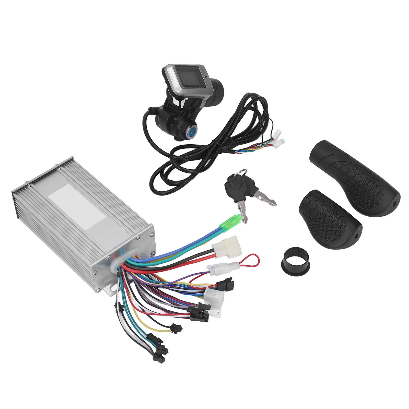 Elektrofahrrad Controller Kit 36V 48V 500W Bürstenloser Motor Controller LCD Display Geschwindigkeitsregelung