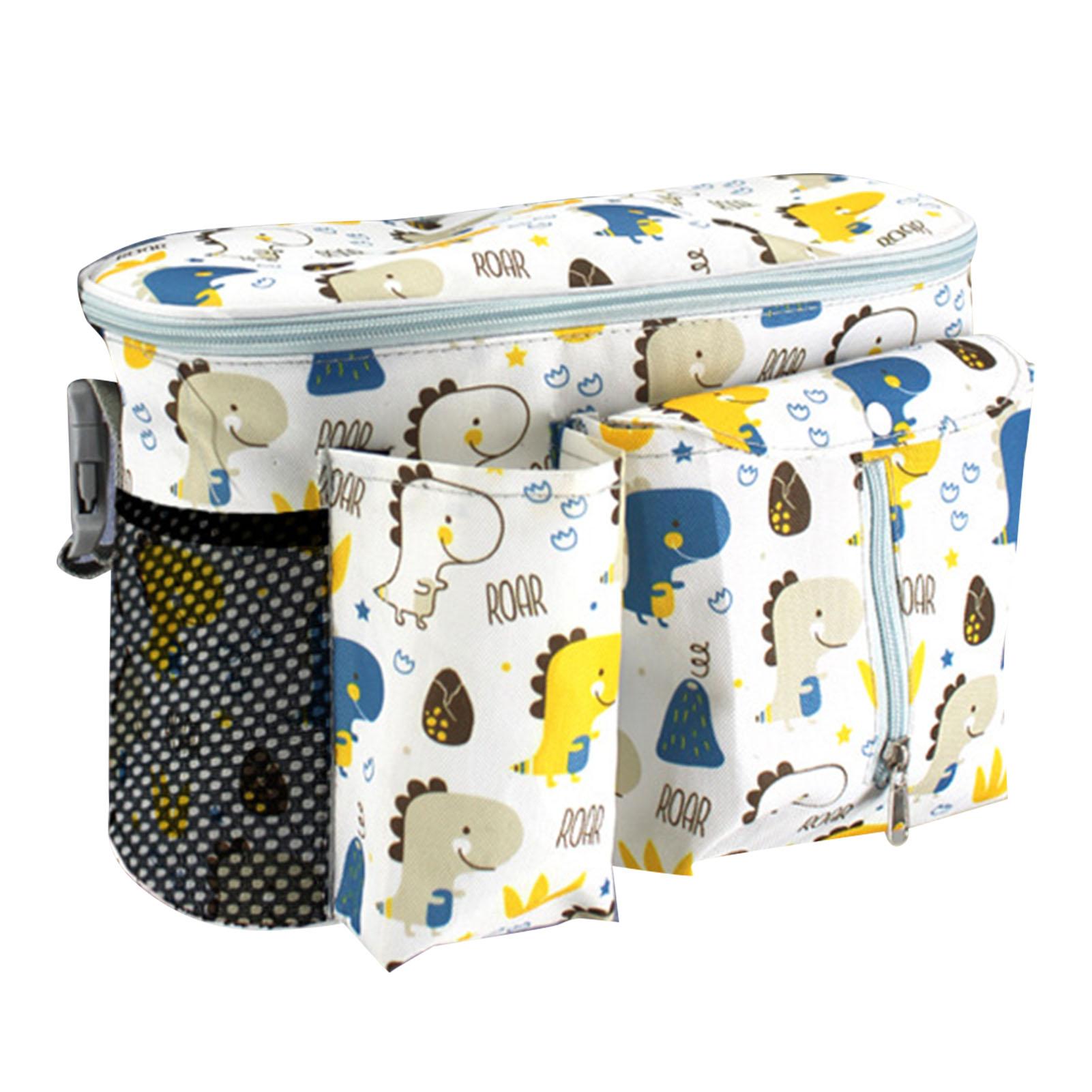 Baby Kinderwagen Organizer Große Kapazität Tragbar Oxford-Gewebe Praktisch Kinderwagen Tasche Type4 and Side Pocket