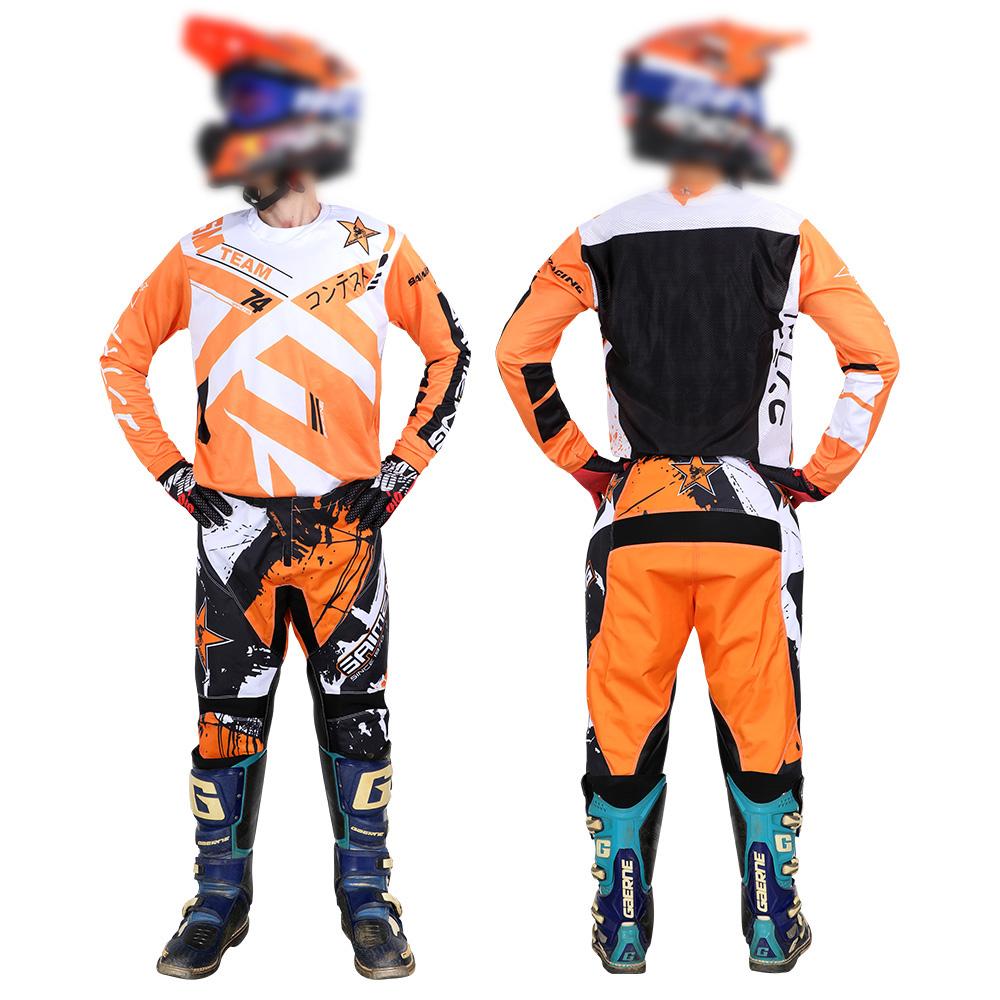 Motocross-Ausrüstungsset für Kinder 4 5 6 7 8 9 10 11 12 13 Jahre Jugend Kind Motorrad Junge Mädchen Jersey Hose Kits Rennanzug Offroad Enduro MX MTB M-22