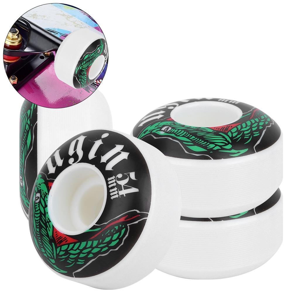 4 Stück 54*32MM PU Road Skate Longboard Rad Hochfeste Skateboard Räder