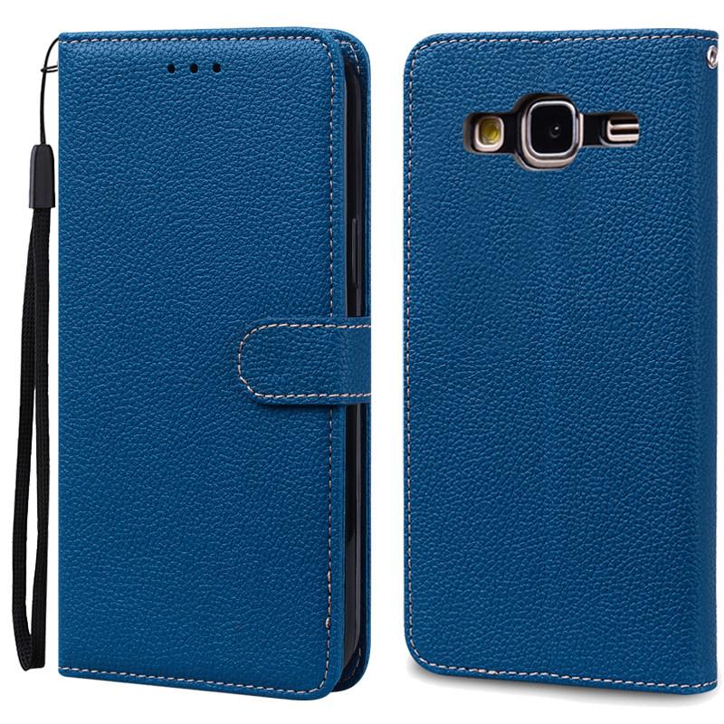 Für Samsung Galaxy J3 2016 Fall Flip Leder Abdeckung Für Samsung J3 2016 Fall Brieftasche Telefon Fall Für Samsung Galaxy J3 6 2016 J320F For Samsung J3 2016 navy blau
