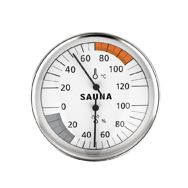 Sauna Zubehör Thermometer Hygrometer 2 in 1 Gerät mit Klaranzeige zur Überwachung von Innenraumfeuchtigkeit & Temperatur 1
