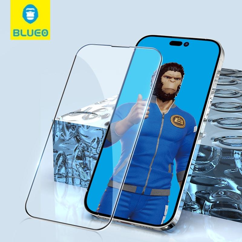 Blueo Displayschutz aus gehärtetem Glas für iPhone 161514131211X Vollabdeckung iPhone 16 Pro Max Displayschutz iPhone 15 Pro Max Displayschutz 16 pro max