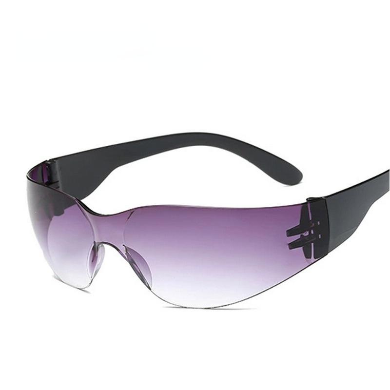 Neu Radfahren Sonnenbrillen Outdoor Sport Radfahren Gläser Windschutzscheibe Brille Unisex Brille Randlose Sport