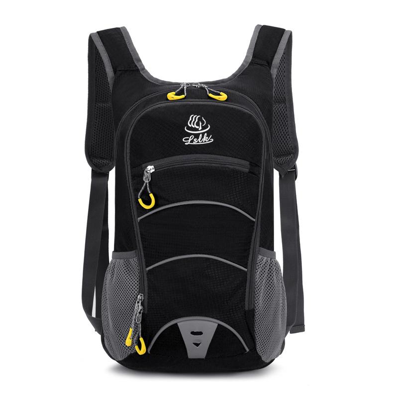 Outdoor-Sport-Rucksack Fahrrad Radfahren Pack Wandern Knapsack Camping Rucksack Wasserdicht Pendeln Reise Bergsteigen Klettern Tasche schwarz