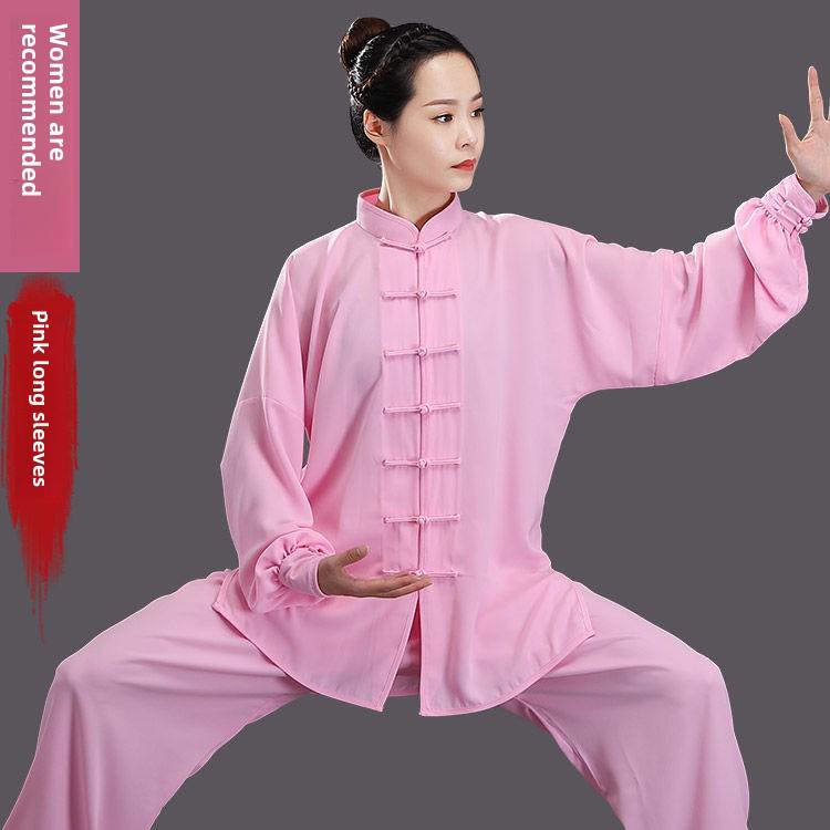 Baumwoll-Seiden Tai Chi Anzug für Damen & Herren - Frühling/Sommer Kampfsport-Aufführungskleidung Large