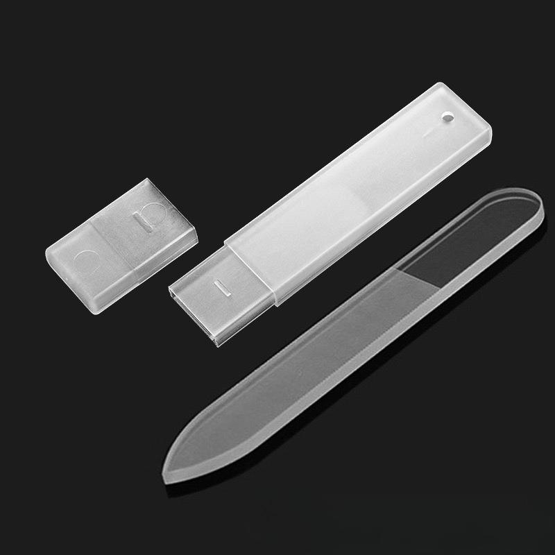 Nano-Polierglas-Nagelfeile, Polieren von Nagellack, Polieren von Nagellack, Polierfeile, Nagellack, Nagelfeile Pointed tip