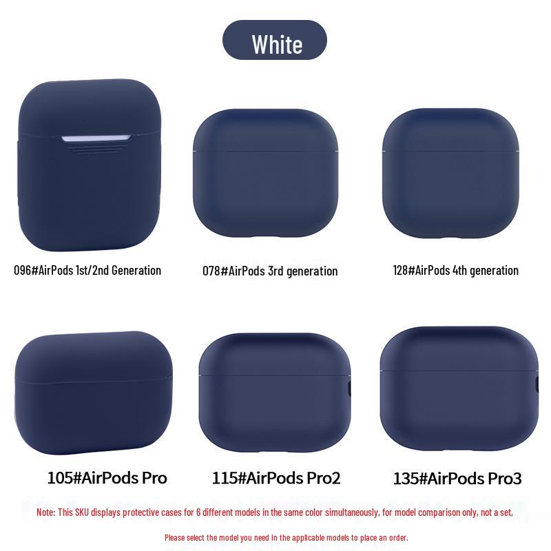 Schutzhülle für AirPods 4. Generation - Bluetooth-Kopfhörerhülle AirPods Pro 3