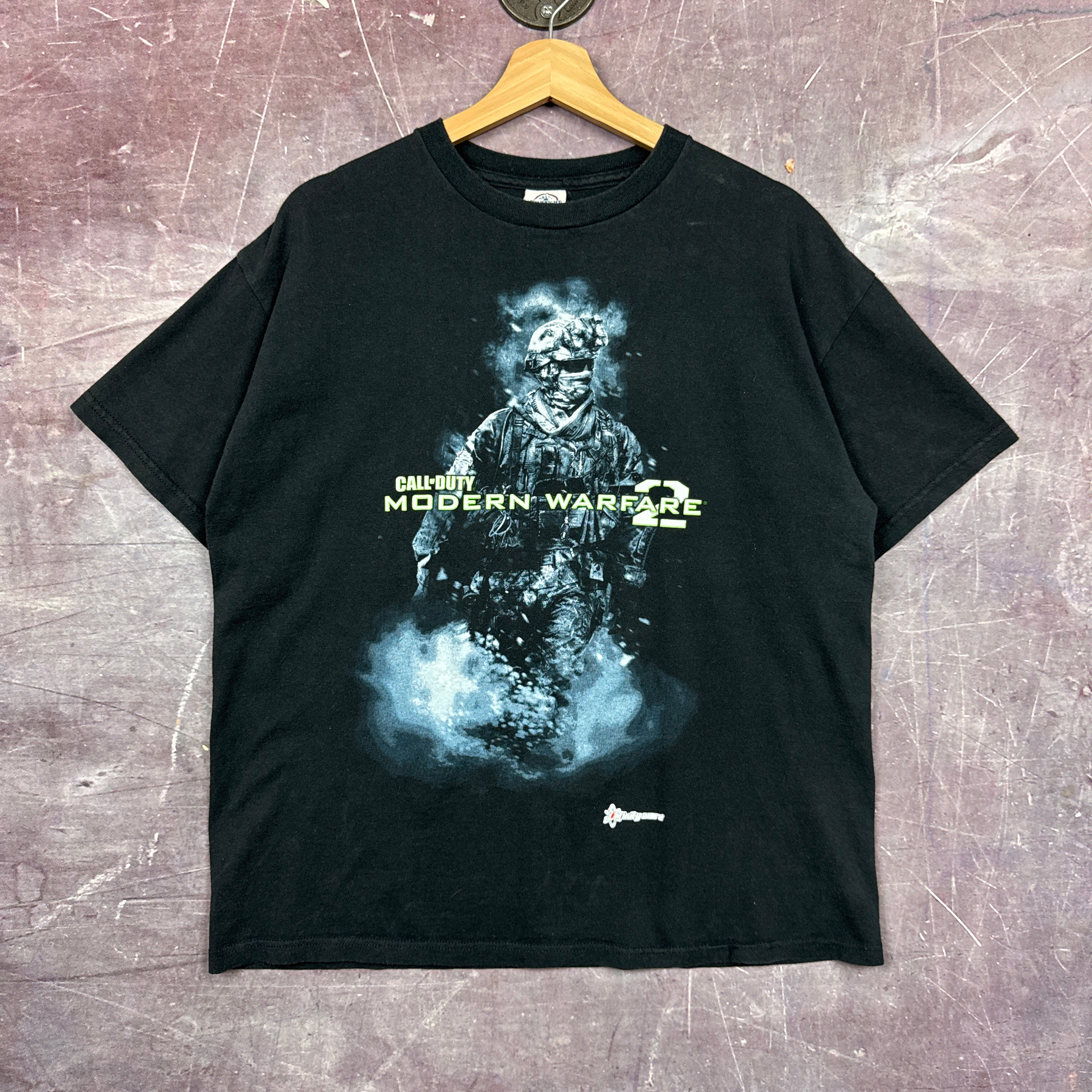 2009 Retro Call of Duty Modern Warfare 2 Herren T-Shirt Oversized Y2k T-Shirt Frühling Sommer Neuer Stil Unisex Lässiges Mode T-Shirt 4XL