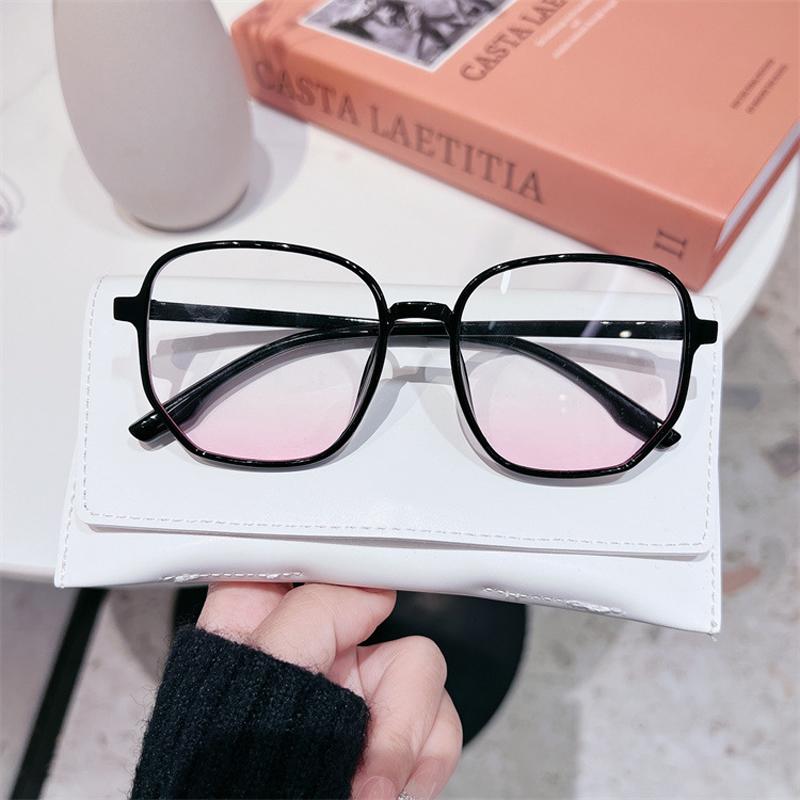 Mode Anti Blau Licht Gradienten Rosa Myopie Brille Frauen Vintage Kurzsichtigkeit Brillen Damen Fertig Optische Brillen Dioptrien 3.5