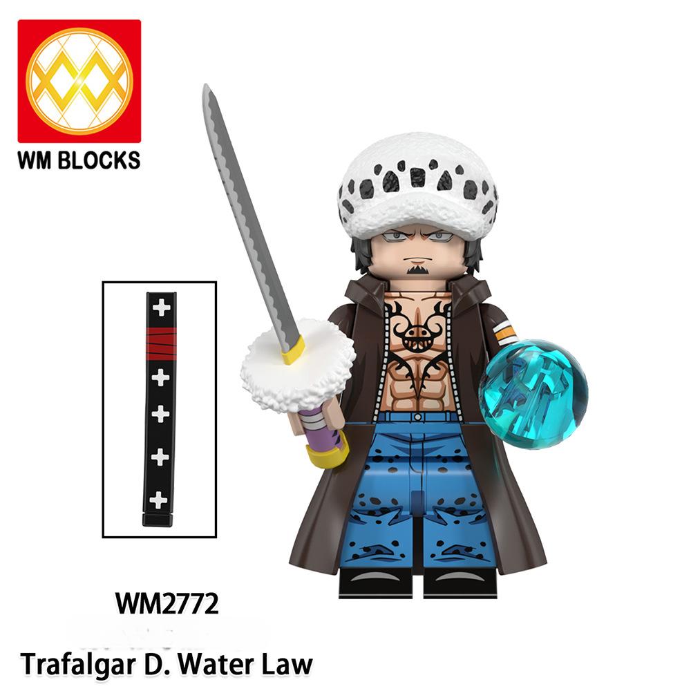 WM6190 Gebäudeblöcke Anime Mini Actionfiguren Pädagogisches Kinderspielzeug für Weihnachtsgeschenke