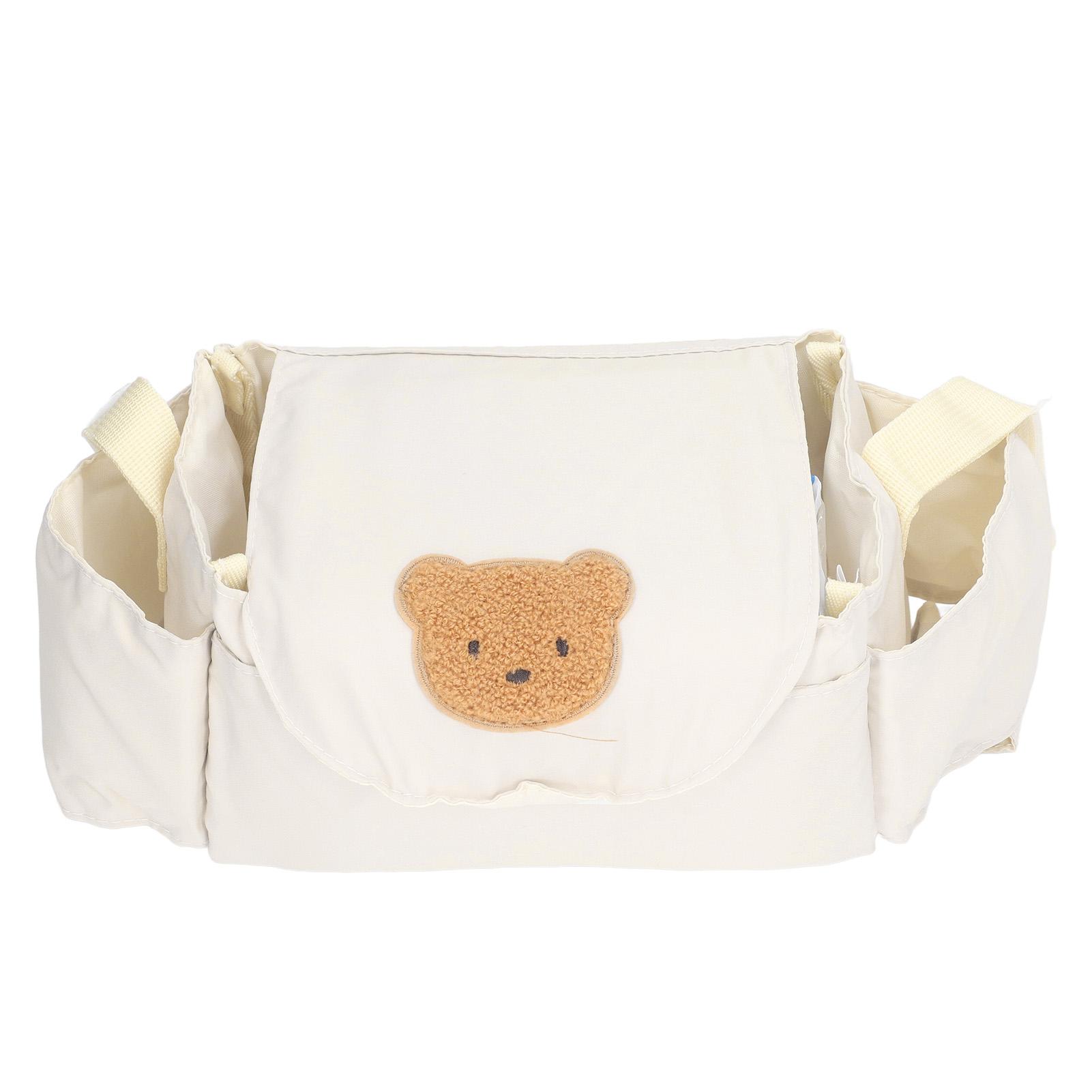 Kinderwagen Becherhalter Tasche Großer Stauraum Tragbare Kinderwagen Organisationstasche für Windel, Telefon, Spielzeug