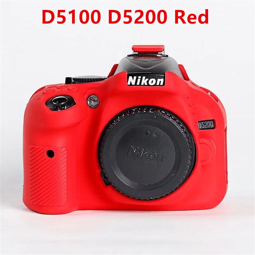 Weiche Silikon-Armor-Kameragehäuseabdeckung Für Nikon D600 D610 D7100 D7200 D7000 D5500 D5600 D7500 D5300 D750 D5200 Schutzhülle