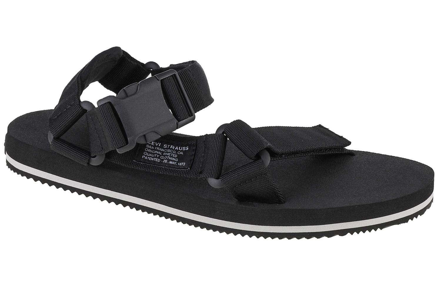 Levi's Tahoe Refresh Sandalen 234193-752-59, Herren, Sandalen, schwarz 46 schwarz