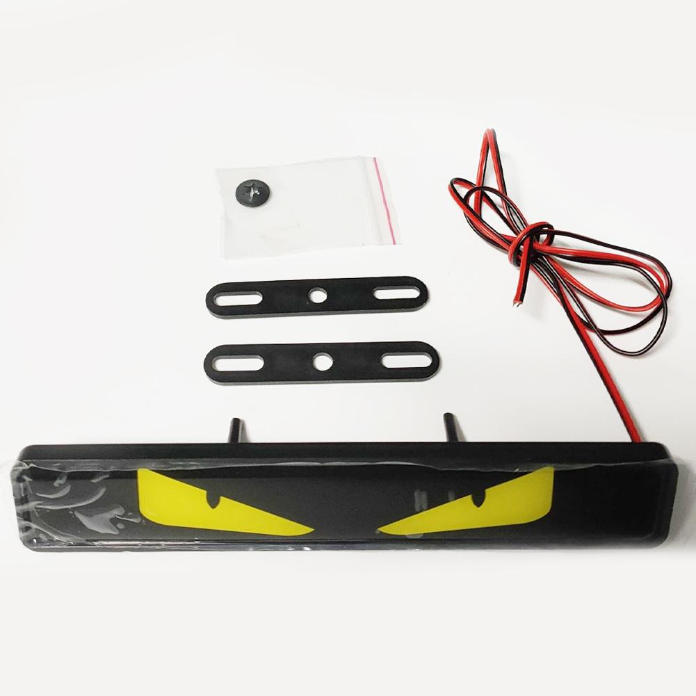 Auto-Kühlergrill LED Dämonenauge Licht für das Auto Heckklappe Abzeichen beleuchtet Aufkleber Emblem Auto Scheinwerfer DIY Dekoration