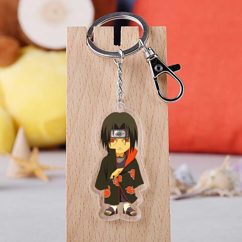 Naruto Schlüsselanhänger Cosplay Requisiten Acryl Akatsuki Pain Uchiha Itachi Uchiha Madara Schlüsselanhänger Schlüsselanhänger 2 beige