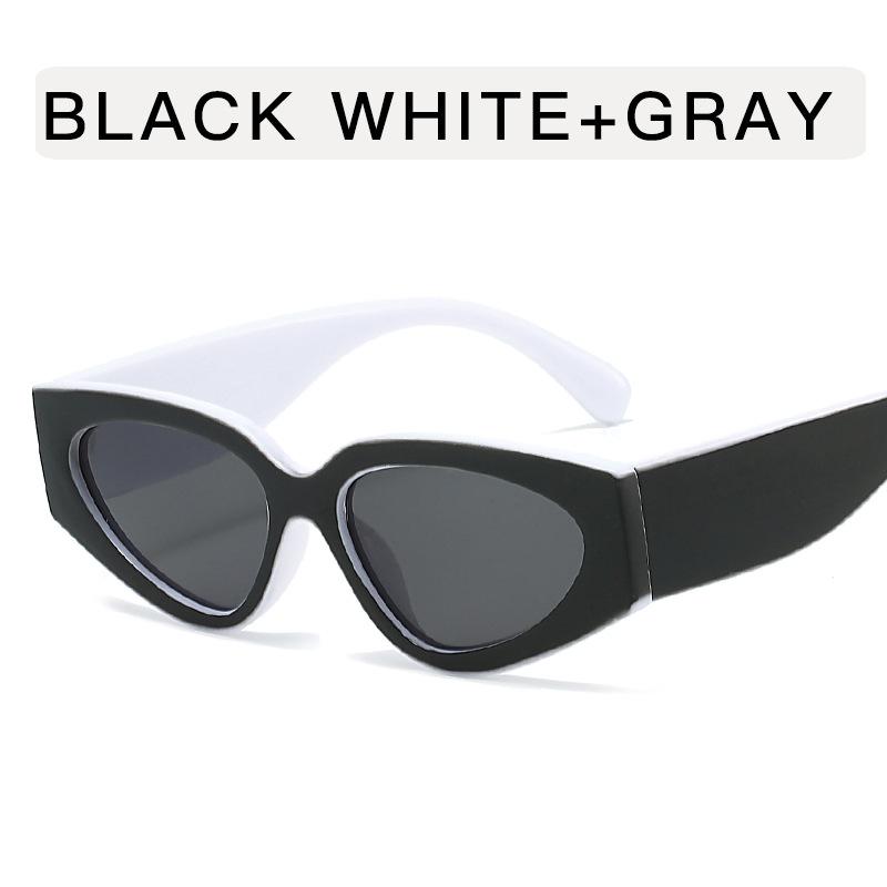 Neue Vintage Cat-Eye Sonnenbrille für Damen Herren Runde Sonnenbrille Damen Oval Brille für Herren Damen Brille