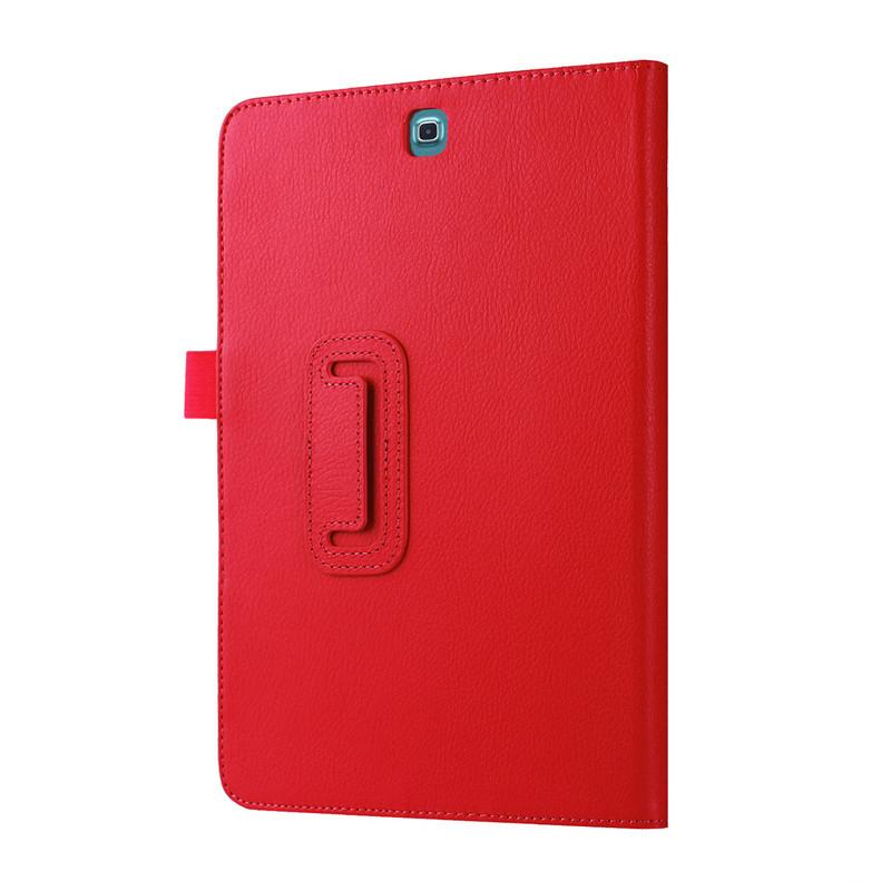 Flip Tablet Für Samsung Galaxy Tab EINE T550 T555 SM-T550 9,7 PU leder Stand Tablets Funda für Samsung galaxy tab eine SM t550 fall rot