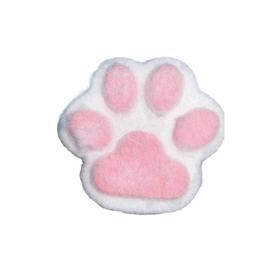 Neues Wintertier Mochi Soft Squeeze Cat Seal Heilspielzeug Abreact Fun Gift Flocking Pink Paws