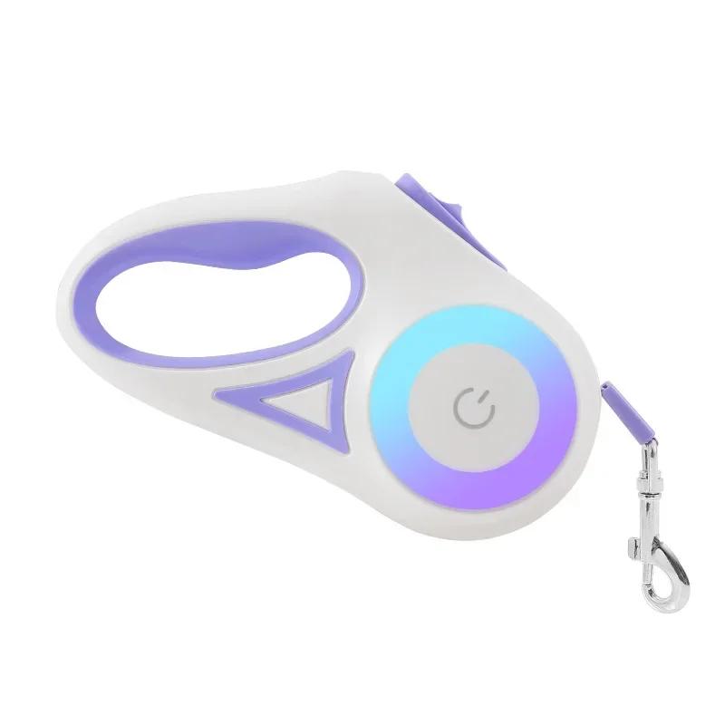 LED Leuchtende Hundeleine Automatische Einziehbare Leine Für Mittlere Hunde Outdoor Kleines Haustier Zugseil Hundezubehör Haustierbedarf