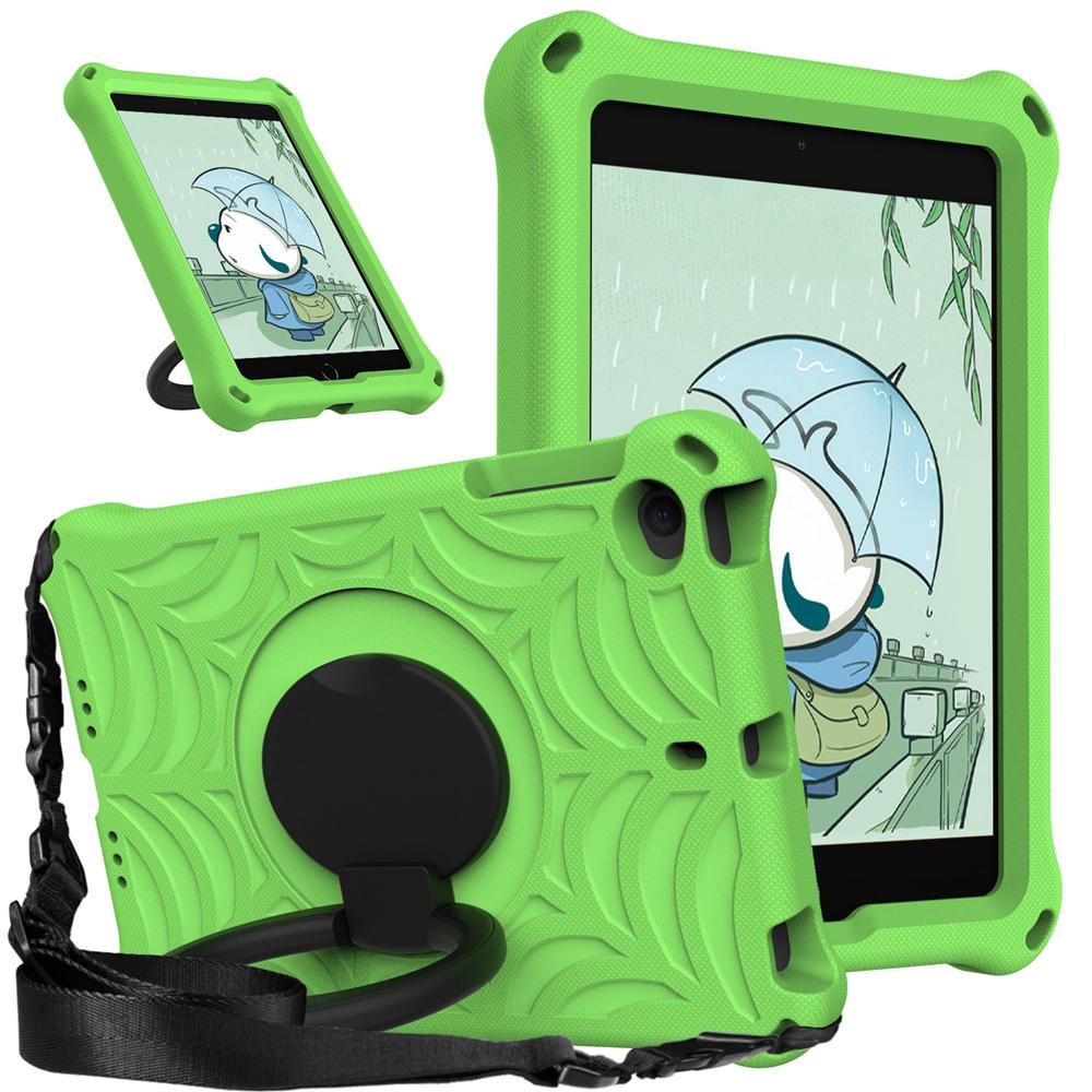 Für Apple iPad mini 5 2019 mini 1 2 3 4 5 mini4 mini5 Hülle EVA Kinder Sicher Zugring Stoßfest Schultergurt Ständer Tablet Hülle For iPad mini 1 2 3 4 5 grün