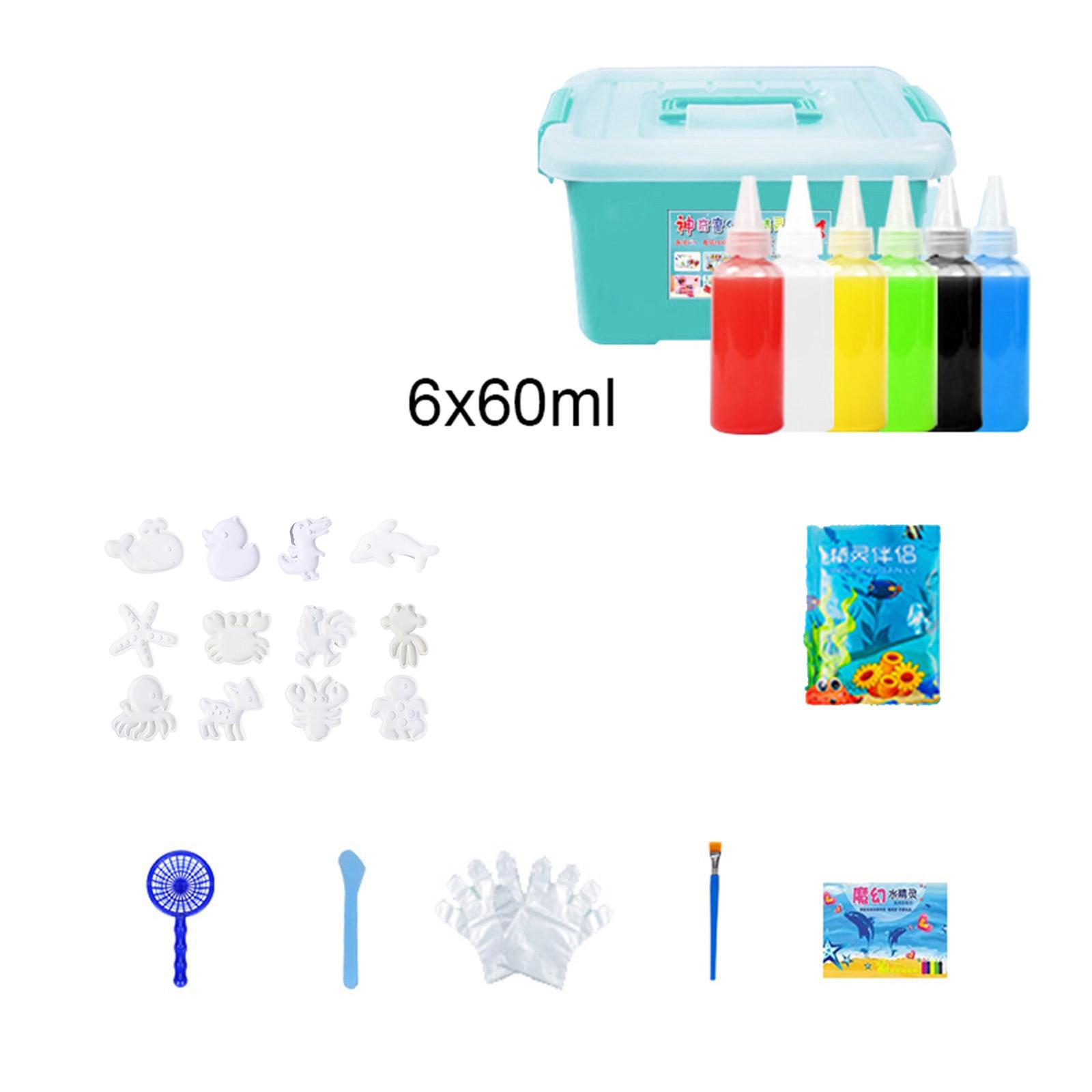 Kinder Ozean DIY Kolloid Spielzeug Kinder Lösung Spielzeug DIY Set Kinder Ozean Aufklärung Spielzeug Kinder Pädagogisches Spielzeug 60ml One Size